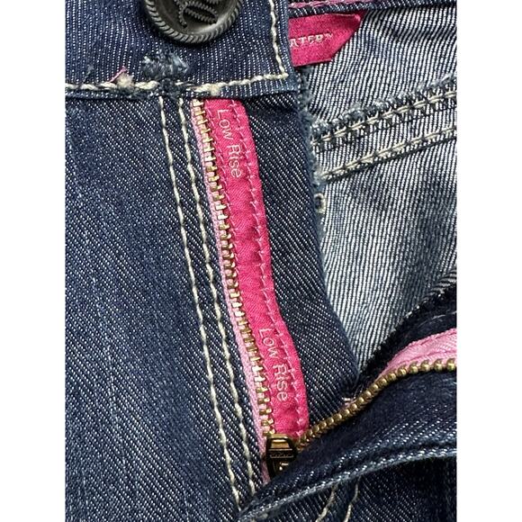 Wrangler Jeans Women’s 9/10x30 Blue Denim Bootcut Premium Patch Low Rise Cotton - Picture 7 of 15